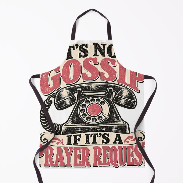 Item preview, It's Not Gossip If It's A Prayer Request Funny Exvangelical Letterpress Shirt designed and sold by GloryandFame.