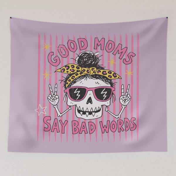 Item preview, Good Moms Say Bad Words – Skeleton Mom designed and sold by Studio Bootleg.