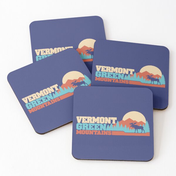Item preview, Vermont Green Mountains with Moose designed and sold by Grove of Things.
