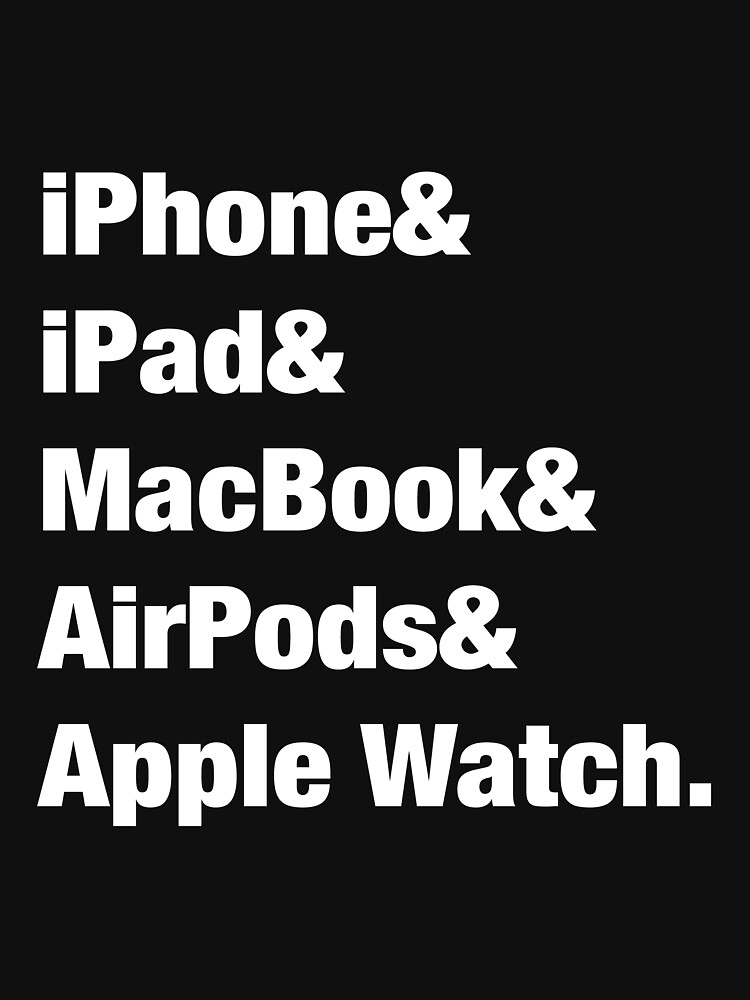Thumbnail 7 of 7, Essential T-Shirt, Apple Product Ampersand Products designed and sold by sarahbarnes18.