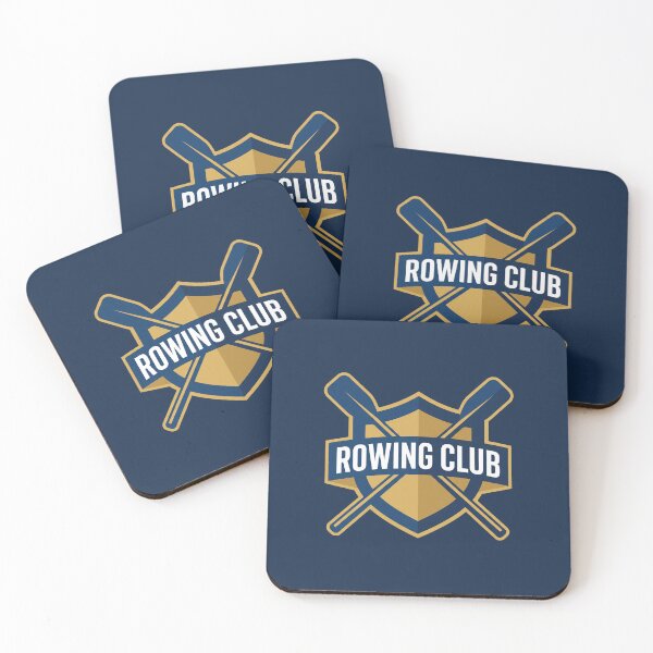 Item preview, Vintage Rowing Club Crossed Oars Nautical Crest Graphic designed and sold by KiwiRider.