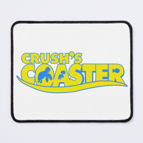 Item preview, Crush's Coaster Illustration — Disneyland Paris Finding Nemo Spinning Ride Artwork designed and sold by FoolishDreamers.