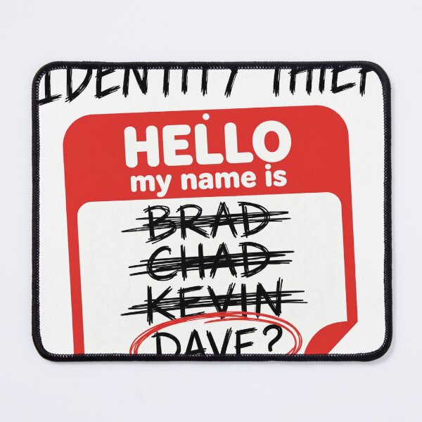 Item preview, Identity Thief Funny Hello My Name Is Halloween T-Shirt designed and sold by ApparelOutpost.