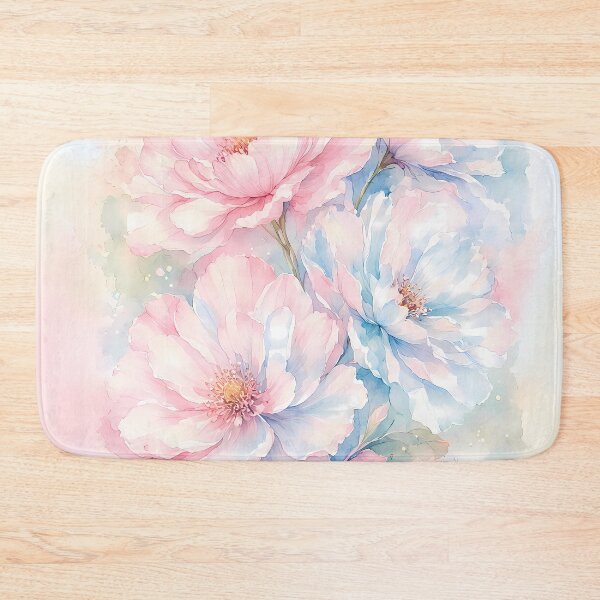 Item preview, Pastel Peony Dreams Watercolor Bouquet designed and sold by ZHD Home Decor - Apparel - Accessories.