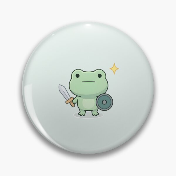 Item preview, Cute Kawaii frog in his armour designed and sold by pixellm.