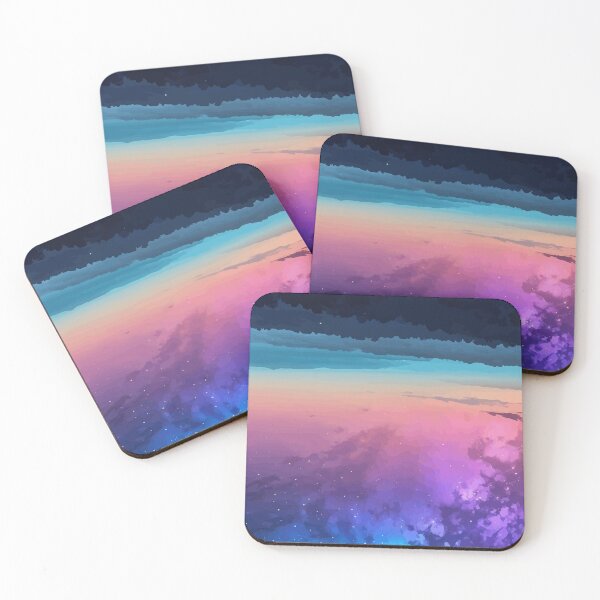 Item preview, Sunset Mountain Galaxy and Shooting Stars designed and sold by Weedezy.