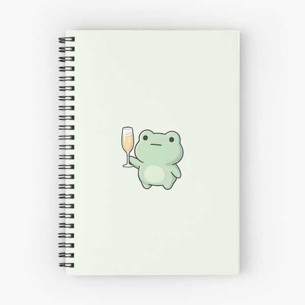 Item preview, Cute Kawaii frog having a drink designed and sold by pixellm.