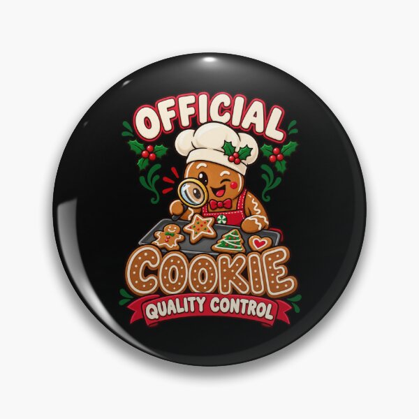 Artikelvorschau, Offizielle Qualitätskontrolle für Kekse – Lebkuchenbäcker entworfen und verkauft von Good Mood Foundry.