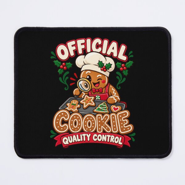 Item preview, Official Cookie Quality Control - Gingerbread Baker designed and sold by Good Mood Foundry.