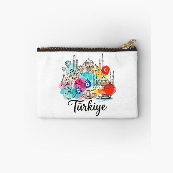 Item preview, Turkey Istanbul Colorful Travel Illustration designed and sold by EdwinkOne.