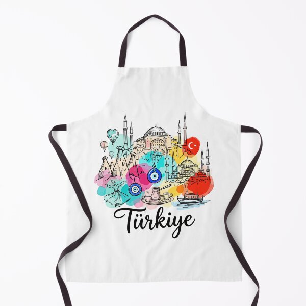 Item preview, Turkey Istanbul Colorful Travel Illustration designed and sold by EdwinkOne.