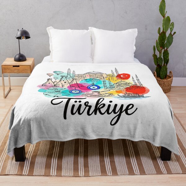 Item preview, Turkey Istanbul Colorful Travel Illustration designed and sold by EdwinkOne.