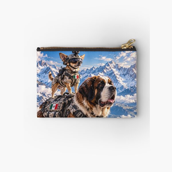 Item preview, Mexican Tactical Chihuahua & St Bernard – Alpine Military K9 Patrol designed and sold by Redcon-fantasy.