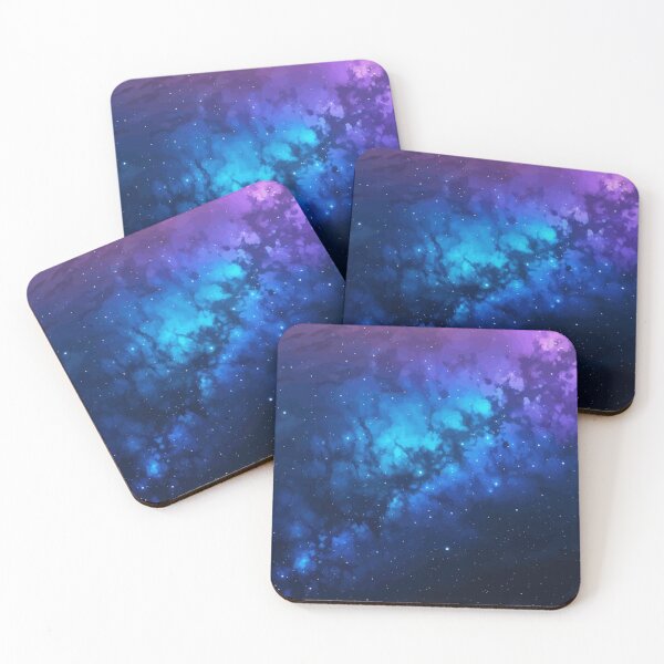 Item preview, Vibrant Blue Milky Way Galaxy Cosmic Nebula designed and sold by Weedezy.
