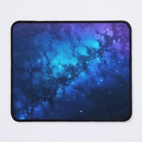 Item preview, Vibrant Blue Milky Way Galaxy Cosmic Nebula designed and sold by Weedezy.