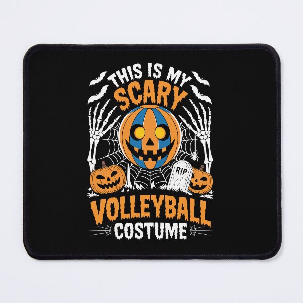 Item preview, This Is My Scary Volleyball Costume – Halloween Volleyball Pumpkin Art designed and sold by jkrphoto.