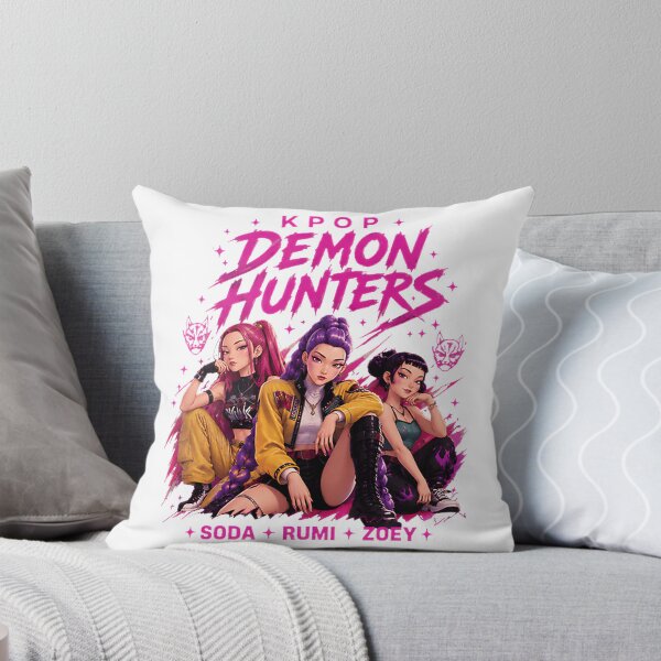 Item preview, Kpop Inspired Demon Hunters Trio Art with Dynamic Characters and Bold Colors designed and sold by Magic Dots.