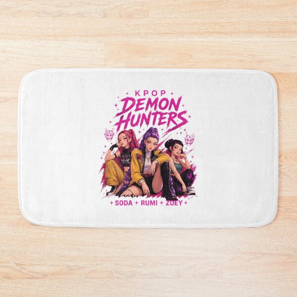 Item preview, Kpop Inspired Demon Hunters Trio Art with Dynamic Characters and Bold Colors designed and sold by Magic Dots.