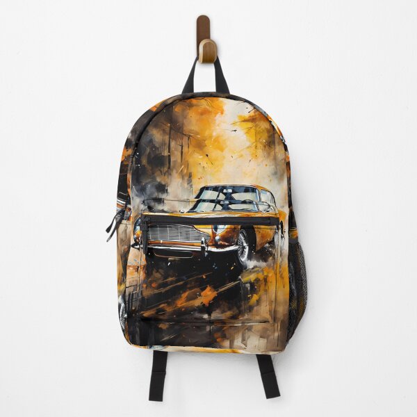 Item preview, Golden Classic Grand Tourer Autumn Watercolor Art designed and sold by RevUpDesign.