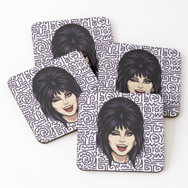 Item preview, Elvira Mistress of the Dark Vector Portrait – Spooky Vintage Horror Queen designed and sold by Wolagno.