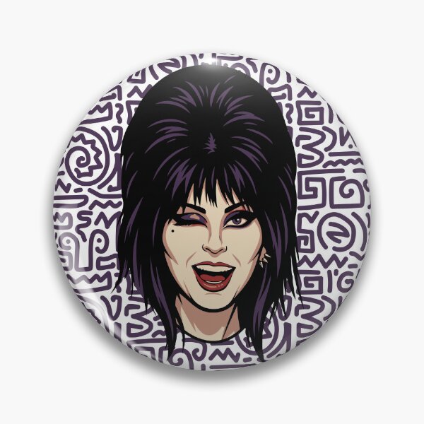 Item preview, Elvira Mistress of the Dark Vector Portrait – Spooky Vintage Horror Queen designed and sold by Wolagno.
