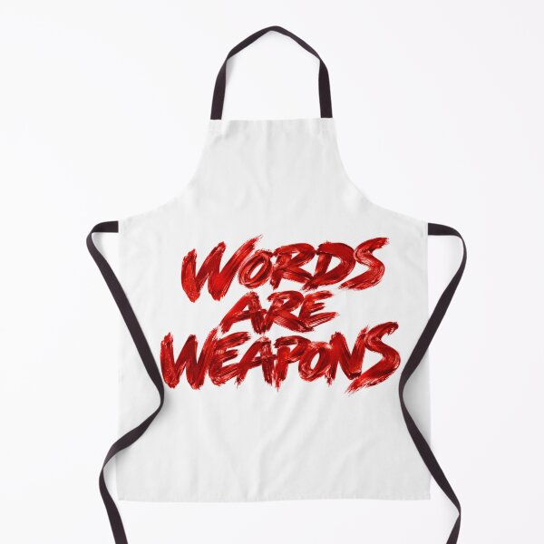 Item preview, Words Are Weapons - Brush Typograph  designed and sold by YOFANTZ!.