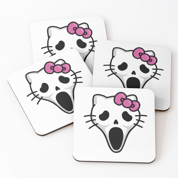 Item preview, ghost face hello kitty designed and sold by itsleilaluvv.