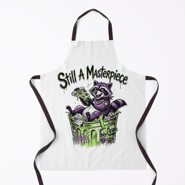 Item preview, Still A Masterpiece Trash Raccoon Pizza designed and sold by Sanan Israyilli.