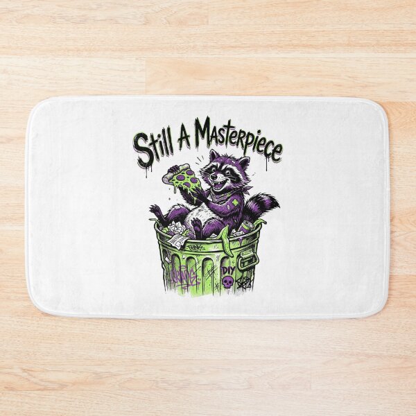 Item preview, Still A Masterpiece Trash Raccoon Pizza designed and sold by Sanan Israyilli.