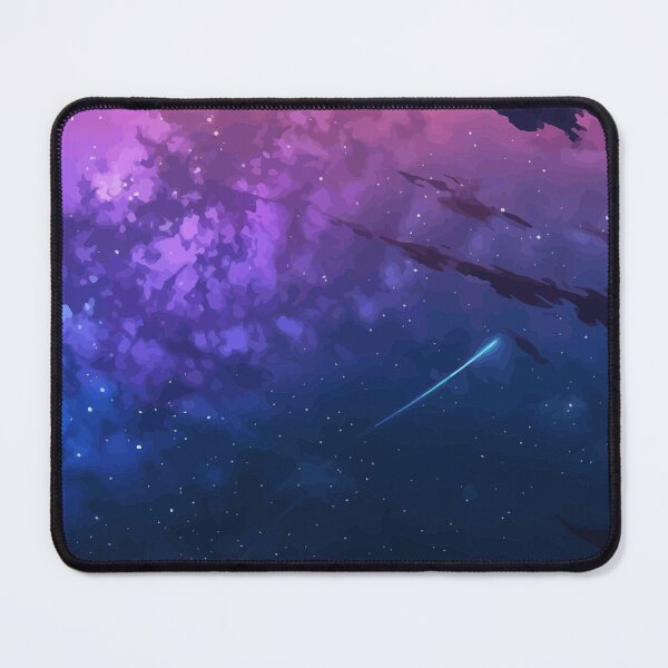 Item preview, Purple Pastel Galaxy Dreamy Shooting Stars designed and sold by Weedezy.