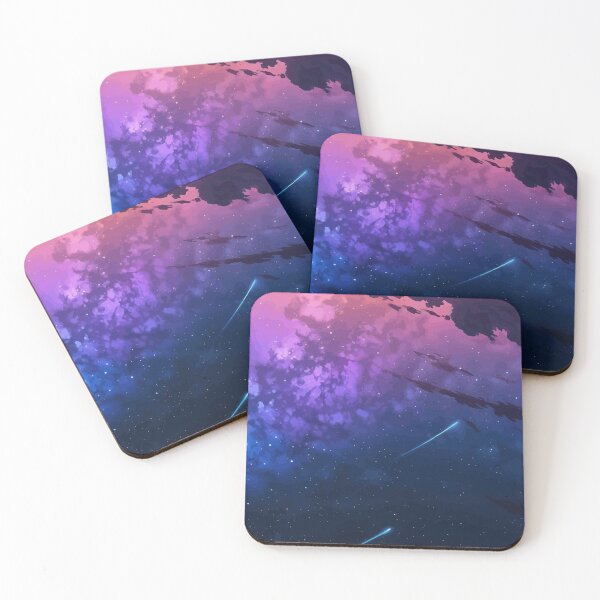 Item preview, Purple Pastel Galaxy Dreamy Shooting Stars designed and sold by Weedezy.