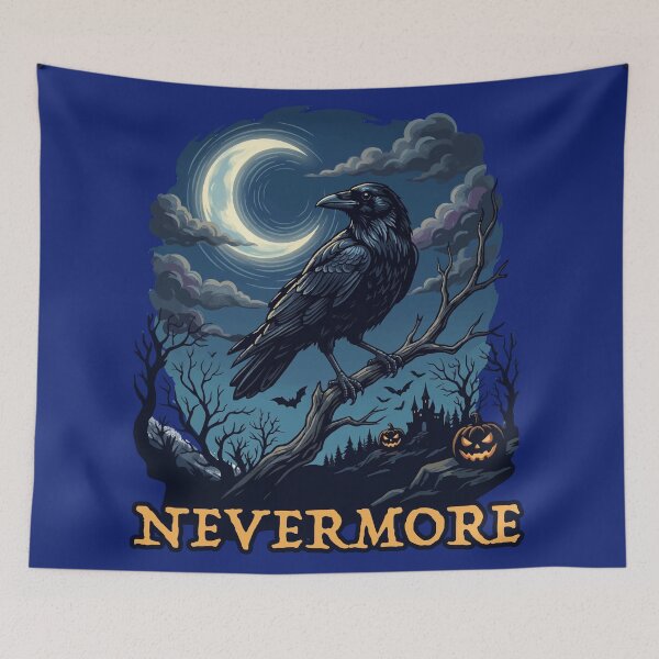 Item preview, Halloween Raven Nevermore designed and sold by luckysolo.