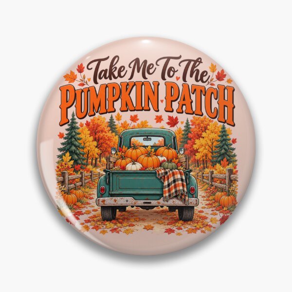 Item preview, Take Me To The Pumpkin Patch Vintage Fall Truck Autumn Harvest Design designed and sold by Sanika arts .
