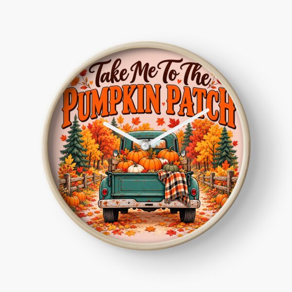 Item preview, Take Me To The Pumpkin Patch Vintage Fall Truck Autumn Harvest Design designed and sold by Sanika arts .