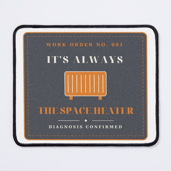 Item preview, Always the Space Heater Diagnosis Confirmed Electrician Badge designed and sold by thestevebro.