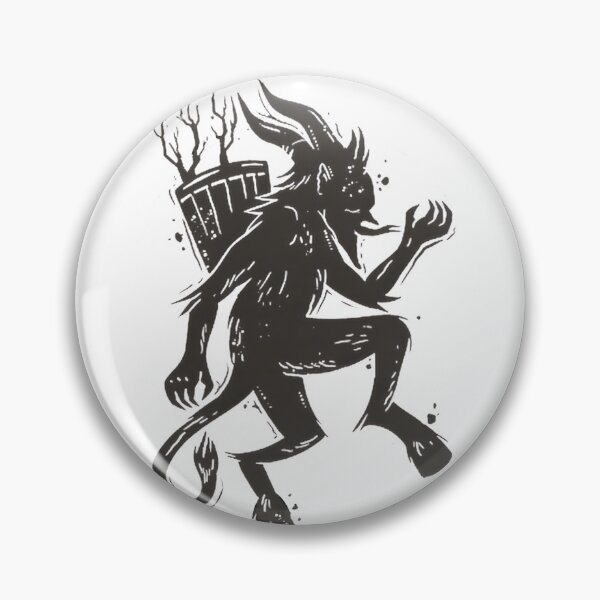 Item preview, Vintage Krampus Greeting Design with Classic Red Accent designed and sold by Mohamed-Khalifa.