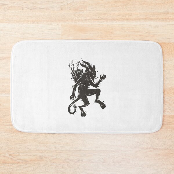 Item preview, Vintage Krampus Greeting Design with Classic Red Accent designed and sold by Mohamed-Khalifa.