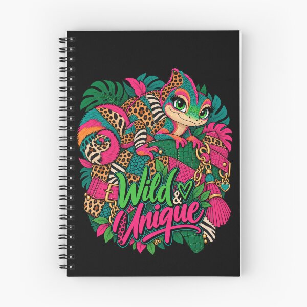 Item preview, Wild & Unique – Cute Chameleon Animal Print designed and sold by Aimetoi.
