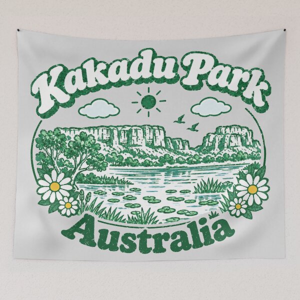 Item preview, Kakadu National Park Australia Cute Foral Landscape designed and sold by HowToCanadian.