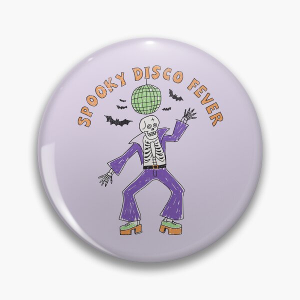 Item preview, Spooky Disco Fever – Purple Suit Dancing Skeleton designed and sold by Studio Bootleg.