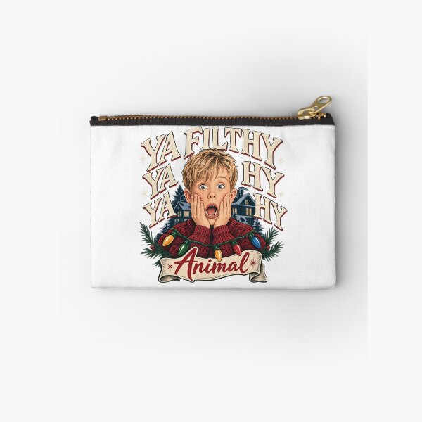 Item preview, Ya Filthy Animal Funny Christmas Retro Movie Art designed and sold by LandFinStudio.