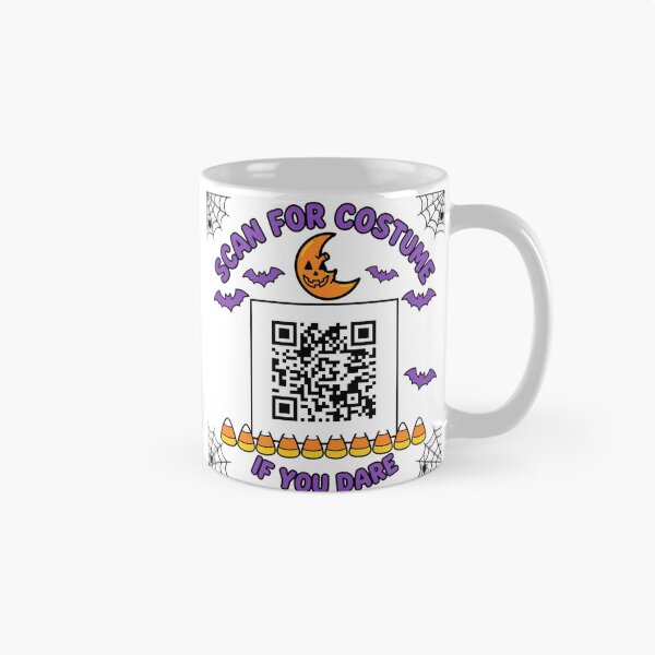 Item preview, Scan for Costume Funny Real QR Code Halloween T-Shirt designed and sold by ApparelOutpost.