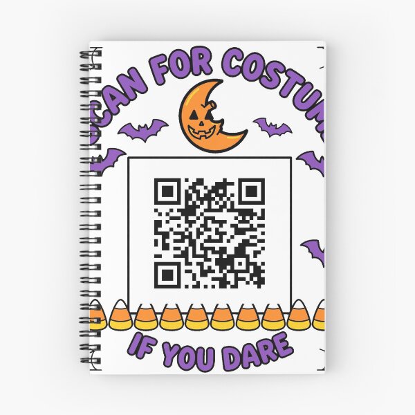 Item preview, Scan for Costume Funny Real QR Code Halloween T-Shirt designed and sold by ApparelOutpost.