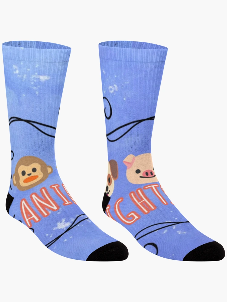 Thumbnail 3 of 5, Socks, Animal Rights. designed and sold by AWADHESH CHAURASIA.