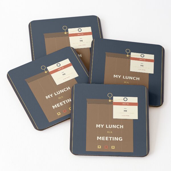 Item preview, My Lunch Is A Meeting designed and sold by PhoenixTShirtz.