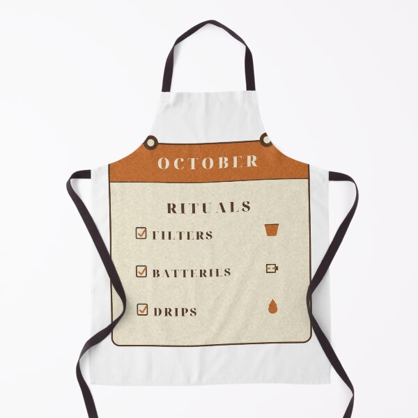 Item preview, October Rituals Filters Batteries Drips Fall Checklist Badge designed and sold by thestevebro.