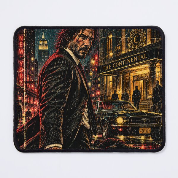 Item preview, John Wick – Vintage Action Comic Cover designed and sold by cultfilms.