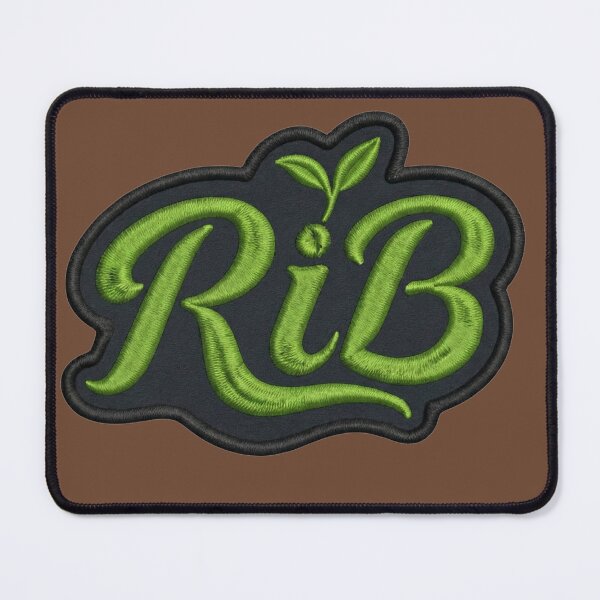 Item preview, Organic Typography Neon Green Patch Style Artwork designed and sold by Rib-Brand.