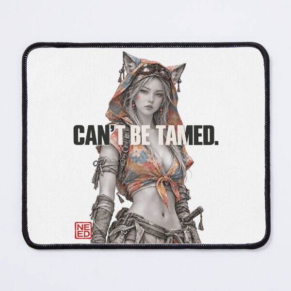 Item preview, Can’t Be Tamed – Cat Ninja Girl designed and sold by Neo Edo Studio.