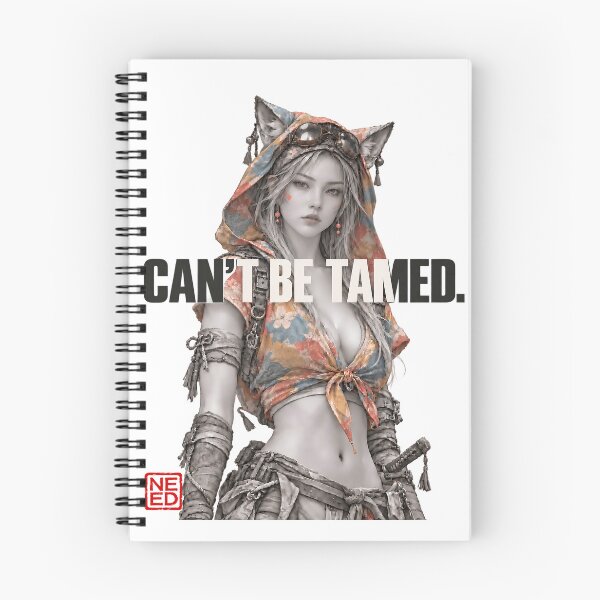 Item preview, Can’t Be Tamed – Cat Ninja Girl designed and sold by Neo Edo Studio.